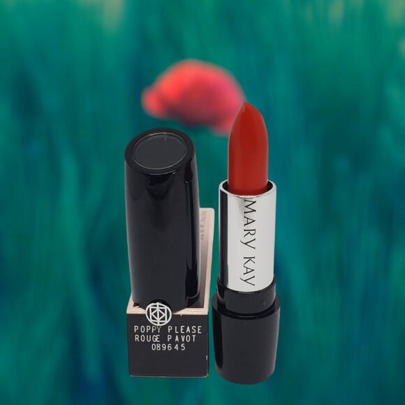 Poppy Please Gel Semi-Matte Lipstick - Mary Kay - Picture 7 of 8